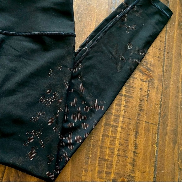 Lululemon 🍋 Mapped Out Copper Camo High Rise Tight 28” Black Leggings Size 8 - Picture 11 of 14